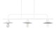 GLOBOSTAR® REGAL 01010 Vintage Φωτιστικό Οροφής με Ντουί 3 x E27 AC 220-240V IP20 - Λευκό - Μ110 x Π26 x Υ75cm GLOBOSTAR® REGAL 01010 Vintage Φωτιστικό Οροφής με Ντουί 3 x E27 AC 220-240V IP20 - Λευκό - Μ110 x Π26 x Υ75cm