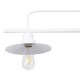 GLOBOSTAR® REGAL 01010 Vintage Φωτιστικό Οροφής με Ντουί 3 x E27 AC 220-240V IP20 - Λευκό - Μ110 x Π26 x Υ75cm GLOBOSTAR® REGAL 01010 Vintage Φωτιστικό Οροφής με Ντουί 3 x E27 AC 220-240V IP20 - Λευκό - Μ110 x Π26 x Υ75cm