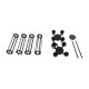 GLOBOSTAR® TUBING 01013 Vintage Κρεμαστό Φωτιστικό Οροφής με Ντουί 4 x E27 AC 220-240V IP20 - Μαύρο - Μ27 x Π27 x Y47cm GLOBOSTAR® TUBING 01013 Vintage Κρεμαστό Φωτιστικό Οροφής με Ντουί 4 x E27 AC 220-240V IP20 - Μαύρο - Μ27 x Π27 x Y47cm