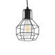 GLOBOSTAR® CAGE 01017 Vintage Κρεμαστό Φωτιστικό Οροφής με Ντουί 1 x E27 AC 220-240V IP20 - Μαύρο - Μ15 x Π15 x Υ20cm GLOBOSTAR® CAGE 01017 Vintage Κρεμαστό Φωτιστικό Οροφής με Ντουί 1 x E27 AC 220-240V IP20 - Μαύρο - Μ15 x Π15 x Υ20cm