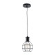 GLOBOSTAR® CAGE 01017 Vintage Κρεμαστό Φωτιστικό Οροφής με Ντουί 1 x E27 AC 220-240V IP20 - Μαύρο - Μ15 x Π15 x Υ20cm GLOBOSTAR® CAGE 01017 Vintage Κρεμαστό Φωτιστικό Οροφής με Ντουί 1 x E27 AC 220-240V IP20 - Μαύρο - Μ15 x Π15 x Υ20cm