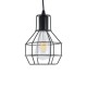 GLOBOSTAR® CAGE 01017 Vintage Κρεμαστό Φωτιστικό Οροφής με Ντουί 1 x E27 AC 220-240V IP20 - Μαύρο - Μ15 x Π15 x Υ20cm GLOBOSTAR® CAGE 01017 Vintage Κρεμαστό Φωτιστικό Οροφής με Ντουί 1 x E27 AC 220-240V IP20 - Μαύρο - Μ15 x Π15 x Υ20cm