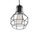GLOBOSTAR® CAGE 01017 Vintage Κρεμαστό Φωτιστικό Οροφής με Ντουί 1 x E27 AC 220-240V IP20 - Μαύρο - Μ15 x Π15 x Υ20cm GLOBOSTAR® CAGE 01017 Vintage Κρεμαστό Φωτιστικό Οροφής με Ντουί 1 x E27 AC 220-240V IP20 - Μαύρο - Μ15 x Π15 x Υ20cm