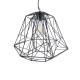GLOBOSTAR® GRID 01022 Vintage Κρεμαστό Φωτιστικό Οροφής με Ντουί 1 x E27 AC 220-240V IP20 - Μαύρο - Μ40 x Π40 x Υ33cm GLOBOSTAR® GRID 01022 Vintage Κρεμαστό Φωτιστικό Οροφής με Ντουί 1 x E27 AC 220-240V IP20 - Μαύρο - Μ40 x Π40 x Υ33cm