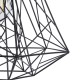 GLOBOSTAR® GRID 01022 Vintage Κρεμαστό Φωτιστικό Οροφής με Ντουί 1 x E27 AC 220-240V IP20 - Μαύρο - Μ40 x Π40 x Υ33cm GLOBOSTAR® GRID 01022 Vintage Κρεμαστό Φωτιστικό Οροφής με Ντουί 1 x E27 AC 220-240V IP20 - Μαύρο - Μ40 x Π40 x Υ33cm