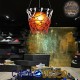 GLOBOSTAR® NBA 01027 Μοντέρνο Κρεμαστό Φωτιστικό Οροφής με Ντουί 1 x E27 AC 220-240V IP20 - Πορτοκαλί & Κόκκινο - Μ32 x Π32 x Υ58cm GLOBOSTAR® NBA 01027 Μοντέρνο Κρεμαστό Φωτιστικό Οροφής με Ντουί 1 x E27 AC 220-240V IP20 - Πορτοκαλί & Κόκκινο - Μ32 x Π32 x Υ58cm