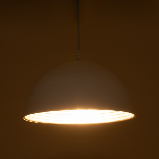 GLOBOSTAR® CHIME 01030 Μοντέρνο Κρεμαστό Φωτιστικό Οροφής με Ντουί 1 x E27 AC 220-240V IP20 - Λευκό - Μ30 x Π30 x Υ16cm GLOBOSTAR® CHIME 01030 Μοντέρνο Κρεμαστό Φωτιστικό Οροφής με Ντουί 1 x E27 AC 220-240V IP20 - Λευκό - Μ30 x Π30 x Υ16cm