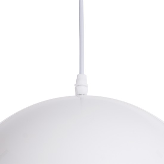 GLOBOSTAR® CHIME 01030 Μοντέρνο Κρεμαστό Φωτιστικό Οροφής με Ντουί 1 x E27 AC 220-240V IP20 - Λευκό - Μ30 x Π30 x Υ16cm GLOBOSTAR® CHIME 01030 Μοντέρνο Κρεμαστό Φωτιστικό Οροφής με Ντουί 1 x E27 AC 220-240V IP20 - Λευκό - Μ30 x Π30 x Υ16cm