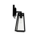 GLOBOSTAR® ASETYLIN 01032 Vintage Φωτιστικό Τοίχου - Απλίκα με Ντουί 1 x E27 AC 220-240V IP20 - Μαύρο - Μ18 x Π17 x Υ37cm
