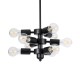 GLOBOSTAR® DELIR 01035 Μοντέρνο Φωτιστικό Οροφής με Ντουί 9 x E27 AC 220-240V IP20 - Μαύρο - Μ24 x Π24 x Υ23cm GLOBOSTAR® DELIR 01035 Μοντέρνο Φωτιστικό Οροφής με Ντουί 9 x E27 AC 220-240V IP20 - Μαύρο - Μ24 x Π24 x Υ23cm