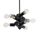 GLOBOSTAR® DELIR 01035 Μοντέρνο Φωτιστικό Οροφής με Ντουί 9 x E27 AC 220-240V IP20 - Μαύρο - Μ24 x Π24 x Υ23cm GLOBOSTAR® DELIR 01035 Μοντέρνο Φωτιστικό Οροφής με Ντουί 9 x E27 AC 220-240V IP20 - Μαύρο - Μ24 x Π24 x Υ23cm