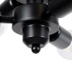 GLOBOSTAR® DELIR 01035 Μοντέρνο Φωτιστικό Οροφής με Ντουί 9 x E27 AC 220-240V IP20 - Μαύρο - Μ24 x Π24 x Υ23cm GLOBOSTAR® DELIR 01035 Μοντέρνο Φωτιστικό Οροφής με Ντουί 9 x E27 AC 220-240V IP20 - Μαύρο - Μ24 x Π24 x Υ23cm