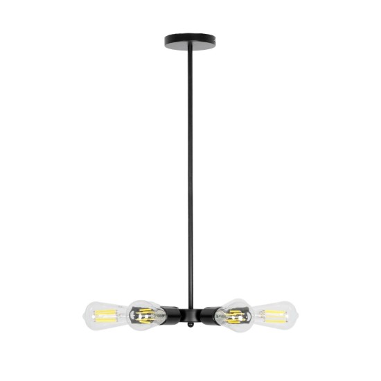 GLOBOSTAR® CONFOR 01036 Μοντέρνο Φωτιστικό Οροφής με Ντουί 6 x E27 AC 220-240V IP20 - Μαύρο - Μ26 x Π26 x Υ4cm GLOBOSTAR® CONFOR 01036 Μοντέρνο Φωτιστικό Οροφής με Ντουί 6 x E27 AC 220-240V IP20 - Μαύρο - Μ26 x Π26 x Υ4cm