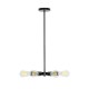 GLOBOSTAR® CONFOR 01036 Μοντέρνο Φωτιστικό Οροφής με Ντουί 6 x E27 AC 220-240V IP20 - Μαύρο - Μ26 x Π26 x Υ4cm GLOBOSTAR® CONFOR 01036 Μοντέρνο Φωτιστικό Οροφής με Ντουί 6 x E27 AC 220-240V IP20 - Μαύρο - Μ26 x Π26 x Υ4cm