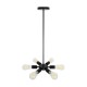 GLOBOSTAR® CONFOR 01036 Μοντέρνο Φωτιστικό Οροφής με Ντουί 6 x E27 AC 220-240V IP20 - Μαύρο - Μ26 x Π26 x Υ4cm GLOBOSTAR® CONFOR 01036 Μοντέρνο Φωτιστικό Οροφής με Ντουί 6 x E27 AC 220-240V IP20 - Μαύρο - Μ26 x Π26 x Υ4cm