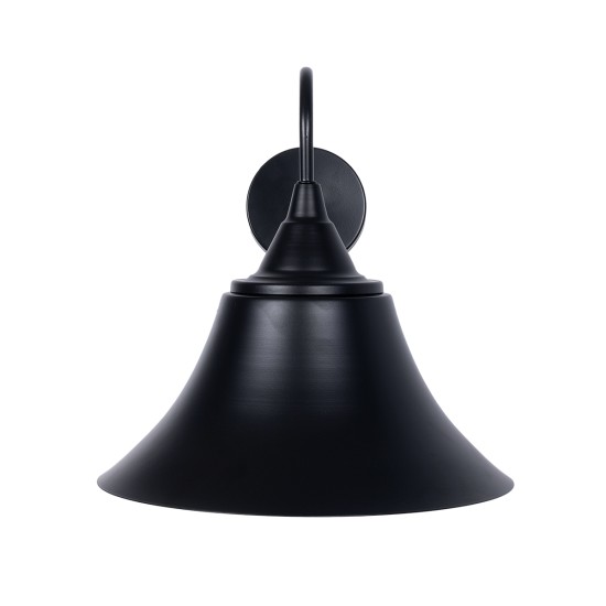 GLOBOSTAR® BELL 01038 Vintage Φωτιστικό Τοίχου - Απλίκα με Ντουί 1 x E27 AC 220-240V IP20 - Μαύρο - Μ35 x Π28.5 x Υ30cm GLOBOSTAR® BELL 01038 Vintage Φωτιστικό Τοίχου - Απλίκα με Ντουί 1 x E27 AC 220-240V IP20 - Μαύρο - Μ35 x Π28.5 x Υ30cm