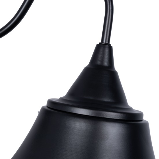 GLOBOSTAR® BELL 01038 Vintage Φωτιστικό Τοίχου - Απλίκα με Ντουί 1 x E27 AC 220-240V IP20 - Μαύρο - Μ35 x Π28.5 x Υ30cm GLOBOSTAR® BELL 01038 Vintage Φωτιστικό Τοίχου - Απλίκα με Ντουί 1 x E27 AC 220-240V IP20 - Μαύρο - Μ35 x Π28.5 x Υ30cm