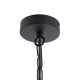 GLOBOSTAR® LIMA 01040 Vintage Κρεμαστό Φωτιστικό Οροφής με Ντουί 1 x E27 AC 220-240V IP20 - Μαύρο & Διάφανο - Μ17 x Π14 x Υ26cm GLOBOSTAR® LIMA 01040 Vintage Κρεμαστό Φωτιστικό Οροφής με Ντουί 1 x E27 AC 220-240V IP20 - Μαύρο & Διάφανο - Μ17 x Π14 x Υ26cm