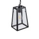 GLOBOSTAR® LIMA 01040 Vintage Κρεμαστό Φωτιστικό Οροφής με Ντουί 1 x E27 AC 220-240V IP20 - Μαύρο & Διάφανο - Μ17 x Π14 x Υ26cm GLOBOSTAR® LIMA 01040 Vintage Κρεμαστό Φωτιστικό Οροφής με Ντουί 1 x E27 AC 220-240V IP20 - Μαύρο & Διάφανο - Μ17 x Π14 x Υ26cm