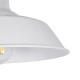 GLOBOSTAR® RAY 01043 Vintage Κρεμαστό Φωτιστικό Οροφής με Ντουί 1 x E27 AC 220-240V IP20 - Λευκό - Μ36 x Π36 x Υ25cm
