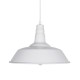 GLOBOSTAR® RAY 01043 Vintage Κρεμαστό Φωτιστικό Οροφής με Ντουί 1 x E27 AC 220-240V IP20 - Λευκό - Μ36 x Π36 x Υ25cm