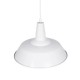 GLOBOSTAR® RAY 01043 Vintage Κρεμαστό Φωτιστικό Οροφής με Ντουί 1 x E27 AC 220-240V IP20 - Λευκό - Μ36 x Π36 x Υ25cm