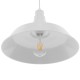 GLOBOSTAR® RAY 01043 Vintage Κρεμαστό Φωτιστικό Οροφής με Ντουί 1 x E27 AC 220-240V IP20 - Λευκό - Μ36 x Π36 x Υ25cm