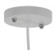 GLOBOSTAR® RAY 01043 Vintage Κρεμαστό Φωτιστικό Οροφής με Ντουί 1 x E27 AC 220-240V IP20 - Λευκό - Μ36 x Π36 x Υ25cm