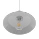 GLOBOSTAR® RAY 01044 Vintage Κρεμαστό Φωτιστικό Οροφής με Ντουί 1 x E27 AC 220-240V IP20 - Λευκό - Μ26 x Π26 x Υ25cm