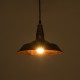 GLOBOSTAR® RAY 01047 Vintage Κρεμαστό Φωτιστικό Οροφής με Ντουί 1 x E27 AC 220-240V IP20 - Χάλκινο - Μ26 x Π26 x Υ20cm