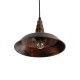 GLOBOSTAR® RAY 01047 Vintage Κρεμαστό Φωτιστικό Οροφής με Ντουί 1 x E27 AC 220-240V IP20 - Χάλκινο - Μ26 x Π26 x Υ20cm