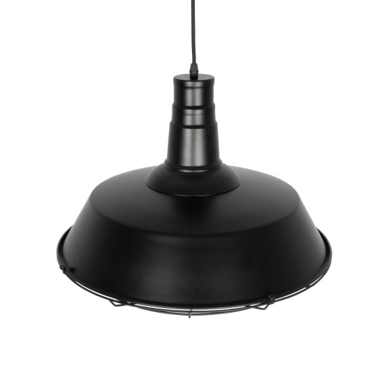 GLOBOSTAR® RAY 01048 Vintage Κρεμαστό Φωτιστικό Οροφής με Ντουί 1 x E27 AC 220-240V IP20 - Μαύρο - Μ46 x Π46 x Υ39cm GLOBOSTAR® RAY 01048 Vintage Κρεμαστό Φωτιστικό Οροφής με Ντουί 1 x E27 AC 220-240V IP20 - Μαύρο - Μ46 x Π46 x Υ39cm