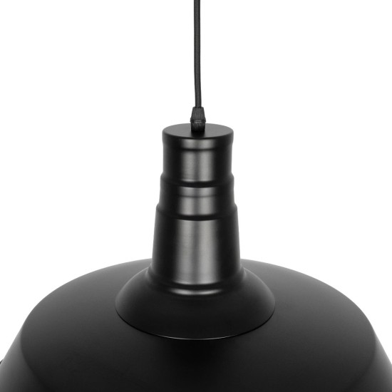 GLOBOSTAR® RAY 01048 Vintage Κρεμαστό Φωτιστικό Οροφής με Ντουί 1 x E27 AC 220-240V IP20 - Μαύρο - Μ46 x Π46 x Υ39cm GLOBOSTAR® RAY 01048 Vintage Κρεμαστό Φωτιστικό Οροφής με Ντουί 1 x E27 AC 220-240V IP20 - Μαύρο - Μ46 x Π46 x Υ39cm
