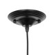 GLOBOSTAR® RAY 01048 Vintage Κρεμαστό Φωτιστικό Οροφής με Ντουί 1 x E27 AC 220-240V IP20 - Μαύρο - Μ46 x Π46 x Υ39cm GLOBOSTAR® RAY 01048 Vintage Κρεμαστό Φωτιστικό Οροφής με Ντουί 1 x E27 AC 220-240V IP20 - Μαύρο - Μ46 x Π46 x Υ39cm