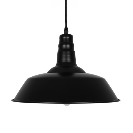 GLOBOSTAR® RAY 01049 Vintage Κρεμαστό Φωτιστικό Οροφής με Ντουί 1 x E27 AC 220-240V IP20 - Μαύρο - Μ36 x Π36 x Υ25cm GLOBOSTAR® RAY 01049 Vintage Κρεμαστό Φωτιστικό Οροφής με Ντουί 1 x E27 AC 220-240V IP20 - Μαύρο - Μ36 x Π36 x Υ25cm