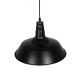 GLOBOSTAR® RAY 01049 Vintage Κρεμαστό Φωτιστικό Οροφής με Ντουί 1 x E27 AC 220-240V IP20 - Μαύρο - Μ36 x Π36 x Υ25cm GLOBOSTAR® RAY 01049 Vintage Κρεμαστό Φωτιστικό Οροφής με Ντουί 1 x E27 AC 220-240V IP20 - Μαύρο - Μ36 x Π36 x Υ25cm