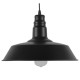 GLOBOSTAR® RAY 01049 Vintage Κρεμαστό Φωτιστικό Οροφής με Ντουί 1 x E27 AC 220-240V IP20 - Μαύρο - Μ36 x Π36 x Υ25cm GLOBOSTAR® RAY 01049 Vintage Κρεμαστό Φωτιστικό Οροφής με Ντουί 1 x E27 AC 220-240V IP20 - Μαύρο - Μ36 x Π36 x Υ25cm