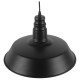 GLOBOSTAR® RAY 01049 Vintage Κρεμαστό Φωτιστικό Οροφής με Ντουί 1 x E27 AC 220-240V IP20 - Μαύρο - Μ36 x Π36 x Υ25cm GLOBOSTAR® RAY 01049 Vintage Κρεμαστό Φωτιστικό Οροφής με Ντουί 1 x E27 AC 220-240V IP20 - Μαύρο - Μ36 x Π36 x Υ25cm
