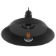 GLOBOSTAR® RAY 01049 Vintage Κρεμαστό Φωτιστικό Οροφής με Ντουί 1 x E27 AC 220-240V IP20 - Μαύρο - Μ36 x Π36 x Υ25cm GLOBOSTAR® RAY 01049 Vintage Κρεμαστό Φωτιστικό Οροφής με Ντουί 1 x E27 AC 220-240V IP20 - Μαύρο - Μ36 x Π36 x Υ25cm