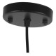 GLOBOSTAR® RAY 01049 Vintage Κρεμαστό Φωτιστικό Οροφής με Ντουί 1 x E27 AC 220-240V IP20 - Μαύρο - Μ36 x Π36 x Υ25cm GLOBOSTAR® RAY 01049 Vintage Κρεμαστό Φωτιστικό Οροφής με Ντουί 1 x E27 AC 220-240V IP20 - Μαύρο - Μ36 x Π36 x Υ25cm