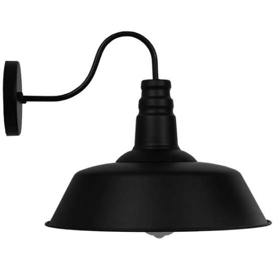 GLOBOSTAR® SORD 01053 Vintage Φωτιστικό Τοίχου - Απλίκα με Ντουί 1 x E27 AC 220-240V IP20 - Μαύρο - Μ36 x Π42 x Υ32cm GLOBOSTAR® SORD 01053 Vintage Φωτιστικό Τοίχου - Απλίκα με Ντουί 1 x E27 AC 220-240V IP20 - Μαύρο - Μ36 x Π42 x Υ32cm
