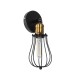 GLOBOSTAR® CATEL 01056 Vintage Φωτιστικό Τοίχου - Απλίκα με Ντουί 1 x E27 AC 220-240V IP20 - Μαύρο & Χρυσό - Μ12 x 15 x Υ32cm GLOBOSTAR® CATEL 01056 Vintage Φωτιστικό Τοίχου - Απλίκα με Ντουί 1 x E27 AC 220-240V IP20 - Μαύρο & Χρυσό - Μ12 x 15 x Υ32cm