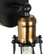 GLOBOSTAR® CATEL 01056 Vintage Φωτιστικό Τοίχου - Απλίκα με Ντουί 1 x E27 AC 220-240V IP20 - Μαύρο & Χρυσό - Μ12 x 15 x Υ32cm GLOBOSTAR® CATEL 01056 Vintage Φωτιστικό Τοίχου - Απλίκα με Ντουί 1 x E27 AC 220-240V IP20 - Μαύρο & Χρυσό - Μ12 x 15 x Υ32cm