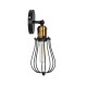 GLOBOSTAR® CATEL 01056 Vintage Φωτιστικό Τοίχου - Απλίκα με Ντουί 1 x E27 AC 220-240V IP20 - Μαύρο & Χρυσό - Μ12 x 15 x Υ32cm GLOBOSTAR® CATEL 01056 Vintage Φωτιστικό Τοίχου - Απλίκα με Ντουί 1 x E27 AC 220-240V IP20 - Μαύρο & Χρυσό - Μ12 x 15 x Υ32cm