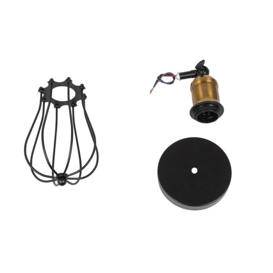 GLOBOSTAR® CATEL 01056 Vintage Φωτιστικό Τοίχου - Απλίκα με Ντουί 1 x E27 AC 220-240V IP20 - Μαύρο & Χρυσό - Μ12 x 15 x Υ32cm GLOBOSTAR® CATEL 01056 Vintage Φωτιστικό Τοίχου - Απλίκα με Ντουί 1 x E27 AC 220-240V IP20 - Μαύρο & Χρυσό - Μ12 x 15 x Υ32cm