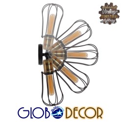GLOBOSTAR® CATEL 01056 Vintage Φωτιστικό Τοίχου - Απλίκα με Ντουί 1 x E27 AC 220-240V IP20 - Μαύρο & Χρυσό - Μ12 x 15 x Υ32cm GLOBOSTAR® CATEL 01056 Vintage Φωτιστικό Τοίχου - Απλίκα με Ντουί 1 x E27 AC 220-240V IP20 - Μαύρο & Χρυσό - Μ12 x 15 x Υ32cm