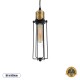 GLOBOSTAR® KLECE 01057 Vintage Κρεμαστό Φωτιστικό Οροφής με Ντουί 1 x E27 AC 220-240V IP20 - Μαύρο & Χρυσό - Μ8 x Π8 x Υ28cm GLOBOSTAR® KLECE 01057 Vintage Κρεμαστό Φωτιστικό Οροφής με Ντουί 1 x E27 AC 220-240V IP20 - Μαύρο & Χρυσό - Μ8 x Π8 x Υ28cm