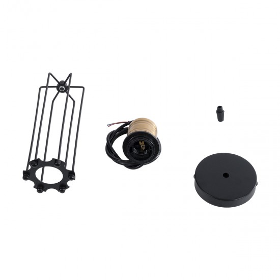 GLOBOSTAR® KLECE 01057 Vintage Κρεμαστό Φωτιστικό Οροφής με Ντουί 1 x E27 AC 220-240V IP20 - Μαύρο & Χρυσό - Μ8 x Π8 x Υ28cm GLOBOSTAR® KLECE 01057 Vintage Κρεμαστό Φωτιστικό Οροφής με Ντουί 1 x E27 AC 220-240V IP20 - Μαύρο & Χρυσό - Μ8 x Π8 x Υ28cm
