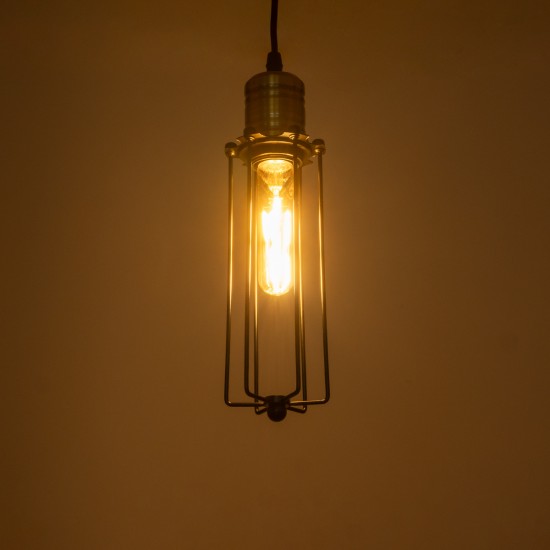 GLOBOSTAR® KLECE 01057 Vintage Κρεμαστό Φωτιστικό Οροφής με Ντουί 1 x E27 AC 220-240V IP20 - Μαύρο & Χρυσό - Μ8 x Π8 x Υ28cm GLOBOSTAR® KLECE 01057 Vintage Κρεμαστό Φωτιστικό Οροφής με Ντουί 1 x E27 AC 220-240V IP20 - Μαύρο & Χρυσό - Μ8 x Π8 x Υ28cm