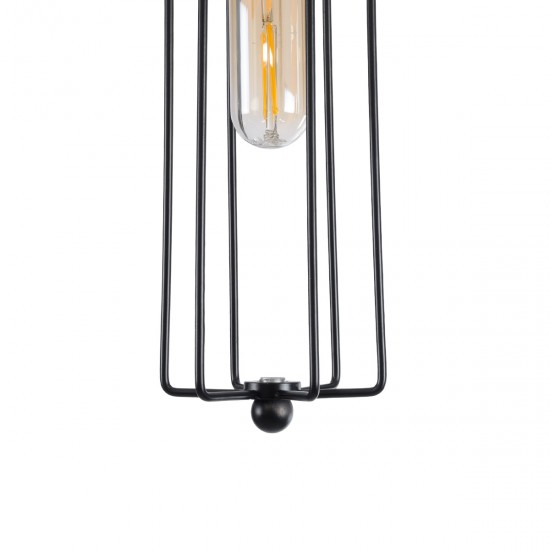 GLOBOSTAR® KLECE 01057 Vintage Κρεμαστό Φωτιστικό Οροφής με Ντουί 1 x E27 AC 220-240V IP20 - Μαύρο & Χρυσό - Μ8 x Π8 x Υ28cm GLOBOSTAR® KLECE 01057 Vintage Κρεμαστό Φωτιστικό Οροφής με Ντουί 1 x E27 AC 220-240V IP20 - Μαύρο & Χρυσό - Μ8 x Π8 x Υ28cm